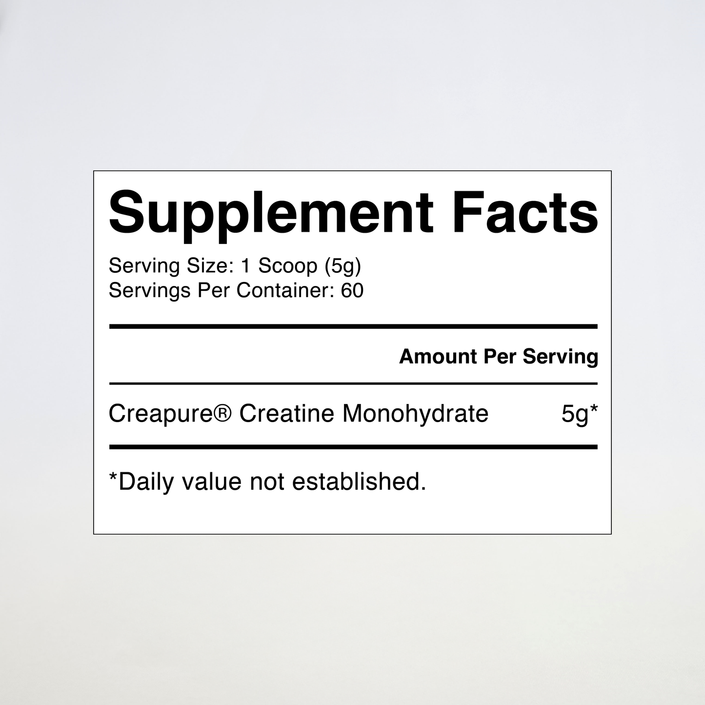 Creatine Monohydrate